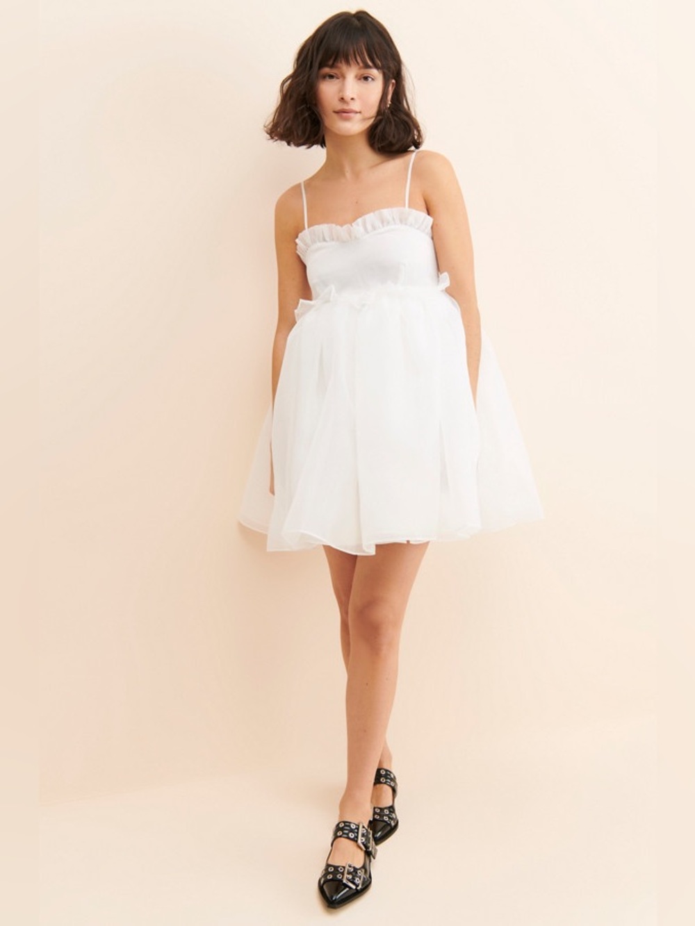 Selkie The Rosebud Dress White Medium